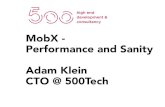 Mobx Performance and Sanity