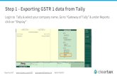Tally ERP 9 Solutions Integration with ClearTax GST