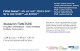 Interactive FUrniTURE: Evaluation of Smart Interactive Textile Interfaces for Home Environments
