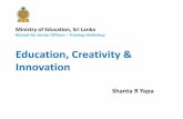 Creativity, Innovation & Education