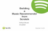 DataEngConf: Building a Music Recommender System from Scratch with Spotify Data Team