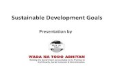SDG - Wada Ma Tpdap Abhiyan
