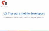 UX Tips para Mobile Developers