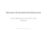 SOA - From Webservices to APIs
