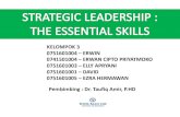 STRATEGIC LEADERSHIP :  THE ESSENTIAL SKILLS