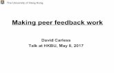 HKBU Peer Feedback May 2017