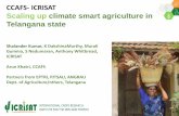 Scaling up climate smart agriculture via the Climate Smart Village Approach for Telangana State