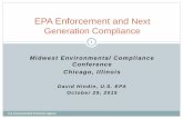 David Hindin, US EPA, EPA Enforcement and Next Generation Compliance, Midwest Environmental Compliance Conference, Chicago, October 29-30, 2015