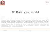 Rec101 unit ii (part 2) bjt biasing and re model
