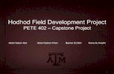 PETE 402 - Hodhod Final Presentation