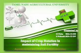 Impact of Crop Rotation in maintaining Soil Fertility