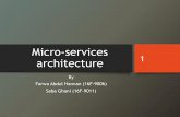 Micro-services architecture