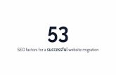 SEO for website migrations - 53 SEO factors for a successful website relaunch
