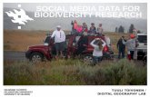 Social media data for conservation science and biodiversity research