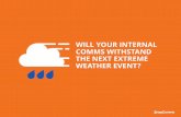 Will your Internal Comms withstand the next Extreme Weather Event?