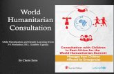 World Humanitarian Summit Children Consultation