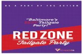 Red Zone VIP Tailgate Party Sponsorship Packages 2016