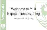 Y10 Expectations Evening September 2017