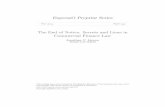 Lipson   the end of notice ~ secrets & liens in commercial finance law (2004)
