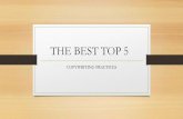Best Top 5 Copywriting Practices