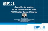 Reunión de socios PMI Madrid Spain Chapter - 15-diciembre-2015