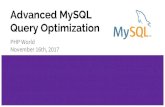 Advanced MySQL Query Optimizations