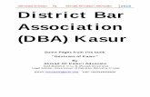 District Bar Association (DBA) Kasur by Ahmad Ali Kasuri Advocate