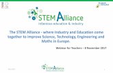 STEM Alliance Webinar: 'Bringing STEM professionals in your school: tips and examples'