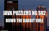 Java Puzzlers NG S02: Down the Rabbit Hole as it was presented at The Pittsburgh Java Meetup Group
