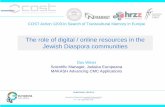 The role of digital/online resources in the Jewish Diaspora communities