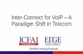 Inter-Connect for VoIP - A Paradigm Shift in Telecom