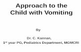 Approach to Vomiting in children