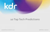 10 Top Tech Predictions