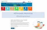 HEInnovate workshop Ghent