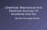 Electrical, mechanical and chemical sources of accidents 1
