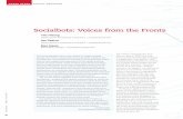 Socialbots voices from the front