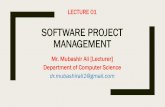 Lect-1: Software Project Management - Project Dimensions, Players, SDLC and Phases