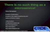 Code Freeze 2018: There is no such thing as a microservice!