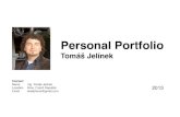 Tomas Jelinek - Portfolio