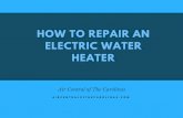 How to Repair an Electrric Water Heater | AC Repair | Matthews NC