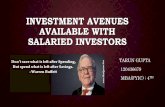 Investment avenues available with salaried investors