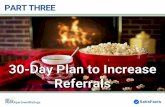 Winter is Coming PART 3: 30-Day Plan to Increase Referrals