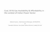 Presentation coal oil and gas scenario in the context of power sector-by-rakesh_kumar,md,rashmi_roof_topsolarpower