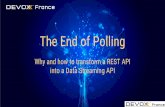 Le Streaming d'API : pourquoi et comment transformer vos APIs statiques en données temps réel ?