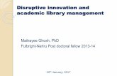 Disruptive Innovation in Libraries