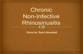 Chronic non infective rhinosinusitis