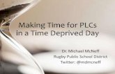 Making Time for PLCs in a Time Deprived Day