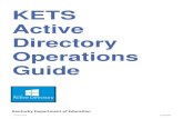 KETS Active Directory Operations Guideeducation.ky.gov/districts/tech/Documents/KETS Active Directory... · Pg. 02 Introduction KETS Active Directory Operations Guide 1. Introduction