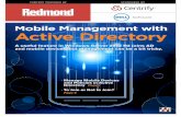 Mobile Management with Active Directory - 1105 Mediadownload.1105media.com/pub/mcp/Files/Centrify_Dell_Mobile... · Directory Introduced in Windows Server 2012 R2, Workplace Join