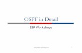 3 - OSPF in Detail - iNESftp.ines.ro/doc/isp-workshops/Routing Presentations/4-ospf-in... · OSPF ! Open Shortest Path First ! Link state or SPF technology ! Developed by OSPF working